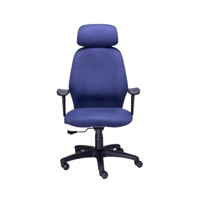 Requiez Sillon Gerencial Cabecera RE-1200 Poliuretano Base Estrella Nylon - RE-1200 - Requiez - NOGAL BEAT - Silla para oficina