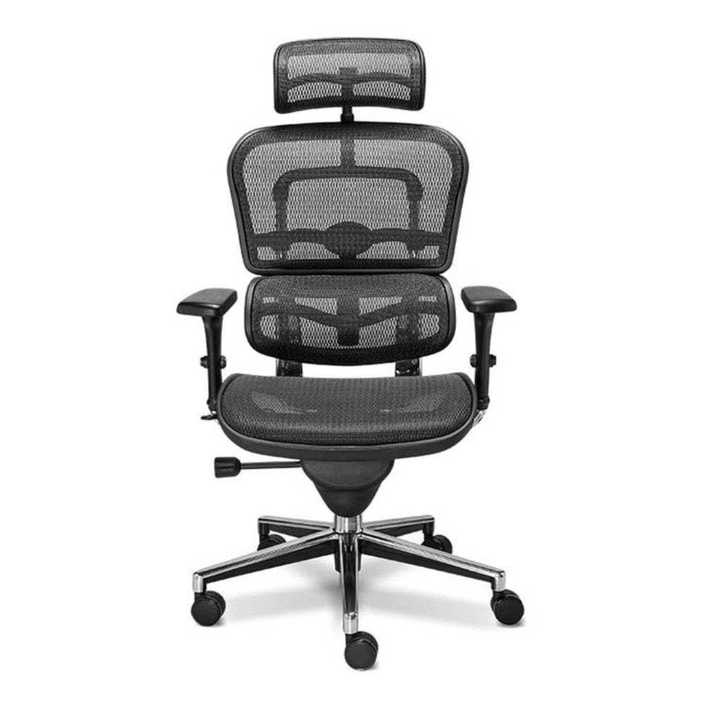 Requiez Sillon Presidencial en Mesh RM-9000 Ejecutivo Polipropileno Alta Resistencia Base Estrella Aluminio Pulido - RM-9000 - Requiez - NOGAL BEAT -