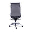 Requiez Sillon Retro Respaldo Alto Mesh RE-1760 Tapizado Base Estrella Aluminio Pulido - RE-1760 - Requiez - NOGAL BEAT - Silla para oficina