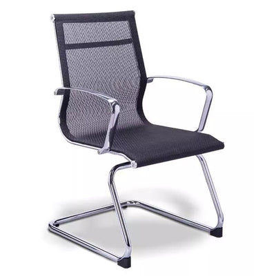 Requiez Sillon Retro Visitante Mesh RE-1765 Base Trineo Acero Tubular - RE-1765 - Requiez - NOGAL BEAT -