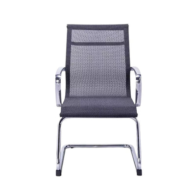 Requiez Sillon Retro Visitante Mesh RE-1765 Base Trineo Acero Tubular - RE-1765 - Requiez - NOGAL BEAT -