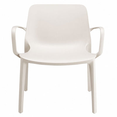 Silla Air Moulding - LABENZE GINEVRA LOUNGE 155-08200 - Varios Colores - Reforzada con Fibra de Vidrio y con Brazos - 155-08200 - Labenze - NOGAL BEAT - Silla Comercial Interior
