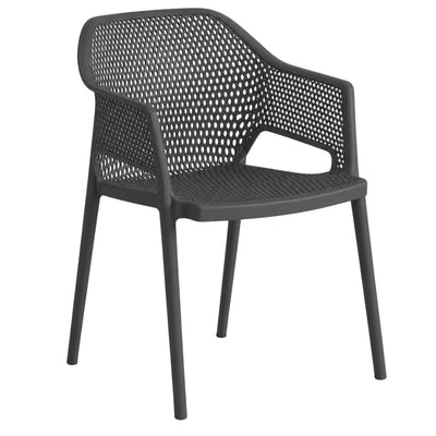 Silla Áreas de Exterior y Terrazas - LABENZE MINUSH 155-20000 - Varios Colores - Asiento y Respaldo Perforado con brazos - 155-20000 - Labenze - NOGAL BEAT - Silla de Terraza