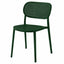 Silla Asiento y Respaldo Perforado - LABENZE NUTA 155-22500 - Varios Colores - Patas Color del Cuerpo y Apilable - 155-22500 - Labenze - NOGAL BEAT - Silla Comercial Interior
