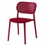 Silla Asiento y Respaldo Perforado - LABENZE NUTA 155-22500 - Varios Colores - Patas Color del Cuerpo y Apilable - 155-22500 - Labenze - NOGAL BEAT - Silla Comercial Interior