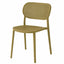 Silla Asiento y Respaldo Perforado - LABENZE NUTA 155-22500 - Varios Colores - Patas Color del Cuerpo y Apilable - 155-22500 - Labenze - NOGAL BEAT - Silla Comercial Interior