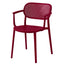 Silla Asiento y Respaldo Perforado - LABENZE NUTA 155-22550 - Varios Colores - Patas Color del Cuerpo y Con Brazos - 155-22550 - Labenze - NOGAL BEAT - Silla Comercial Interior