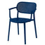 Silla Asiento y Respaldo Perforado - LABENZE NUTA 155-22550 - Varios Colores - Patas Color del Cuerpo y Con Brazos - 155-22550 - Labenze - NOGAL BEAT - Silla Comercial Interior