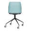 Silla secretarial Bratti Kalea con estructura de polipropileno, asiento tapizado y base metálica giratoria