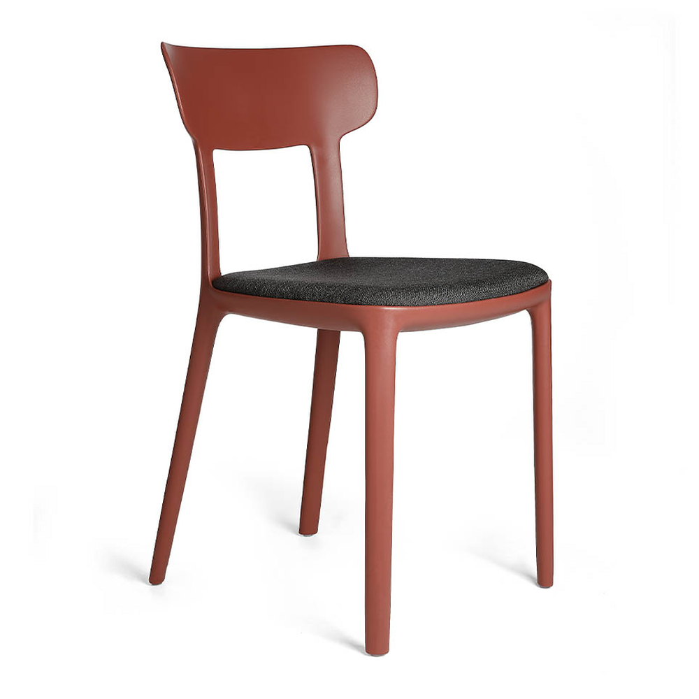 Silla Comercial Interior - INFINITI CANOVA - Varios Colores - Asiento Tapizado - Estructura de Polipropileno