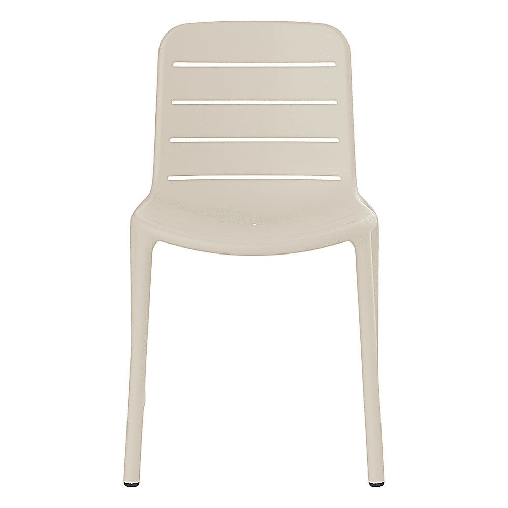 Silla Comercial para Bistró Protección UV - RESOL GINA - Varios Colores - Asiento y Respaldo en Polipropileno - 07143 - Resol - NOGAL BEAT - Silla Comercial Exterior