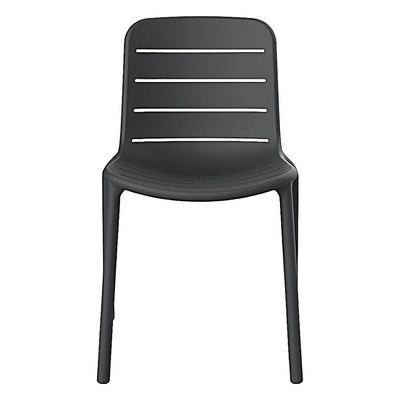 Silla Comercial para Bistró Protección UV - RESOL GINA - Varios Colores - Asiento y Respaldo en Polipropileno - 06461 - Resol - NOGAL BEAT - Silla Comercial Exterior