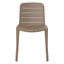 Silla Comercial para Bistró Protección UV - RESOL GINA - Varios Colores - Asiento y Respaldo en Polipropileno - 03498 - Resol - NOGAL BEAT - Silla Comercial Exterior