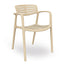 Silla Comercial para Bistró - RESOL TOLEDO AIRE - Varios Colores - Asiento y Respaldo en Polipropileno y Fibra de Vidrio - 06834 - Resol - NOGAL BEAT - Silla Comercial Interior