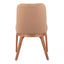 Silla Comercial para Bistró - ZUO AYR - Camel - Asiento y Respaldo Tapizados - 110127 - Zuo - NOGAL BEAT - Silla Comercial Interior