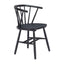 Silla Comercial para Bistró - ZUO STENGER - Varios Colores - Asiento y Estructura en Madera de Hule Pintada - 110520 - Zuo - NOGAL BEAT - Silla Comercial Interior