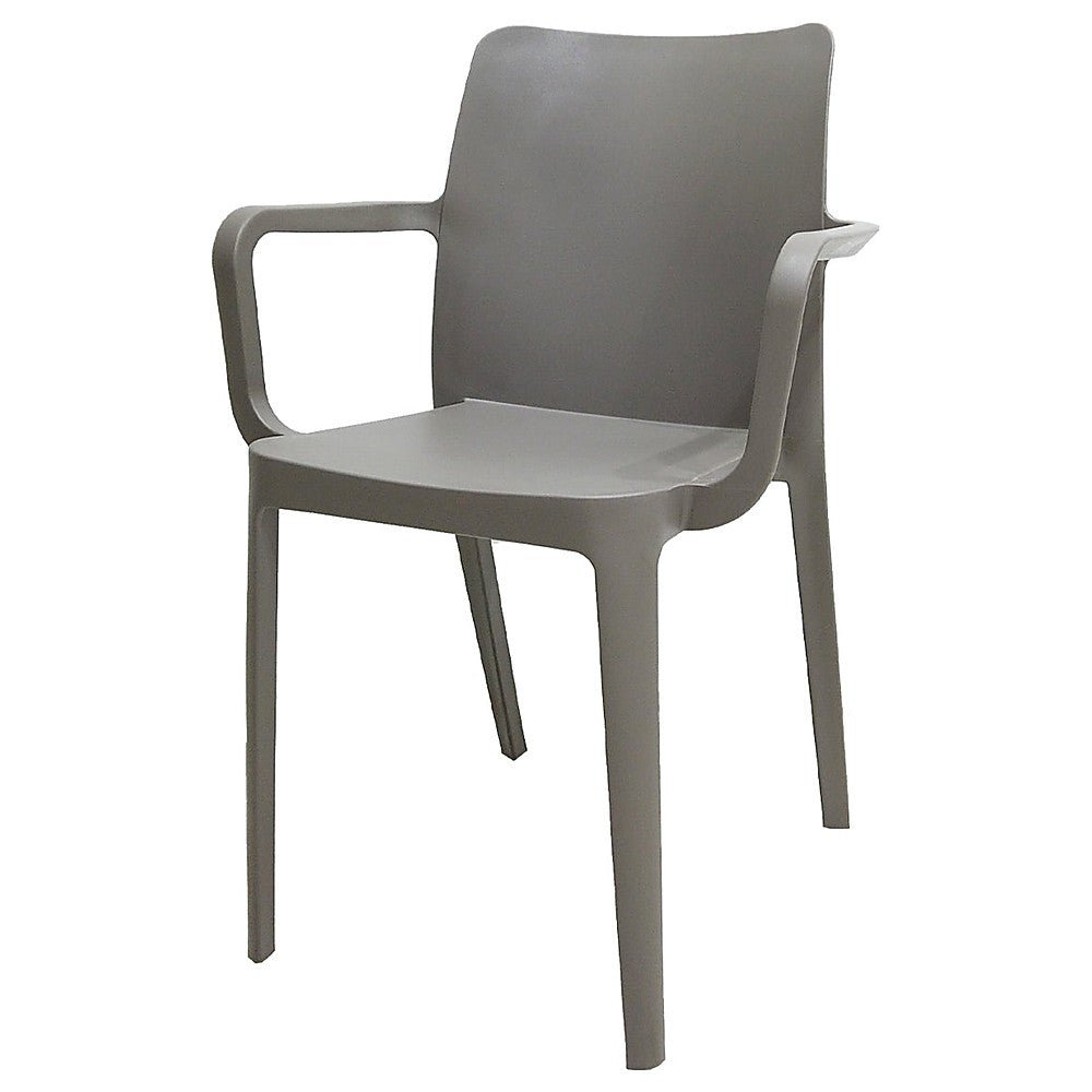 Silla Comercial para Cafetería - KINGSTRONG BIELLA CON BRAZO SILL0024080 - Varios Colores - Con Brazos - SILL0024080 - Mundo In - NOGAL BEAT - Silla Comercial Interior