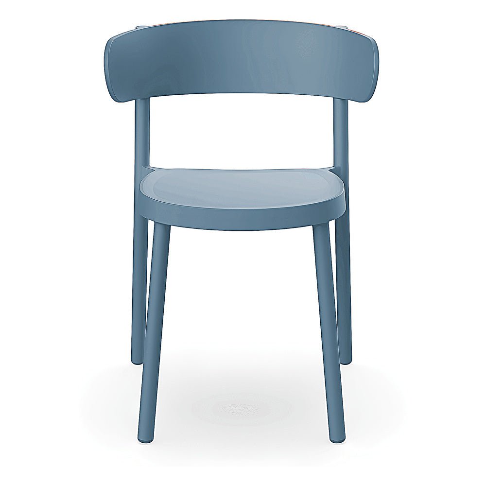 Silla Comercial para Cafetería Protección UV - RESOL CASINO - Varios Colores - Asiento y Respaldo en Polipropileno - 03957 - Resol - NOGAL BEAT - Silla Comercial Exterior