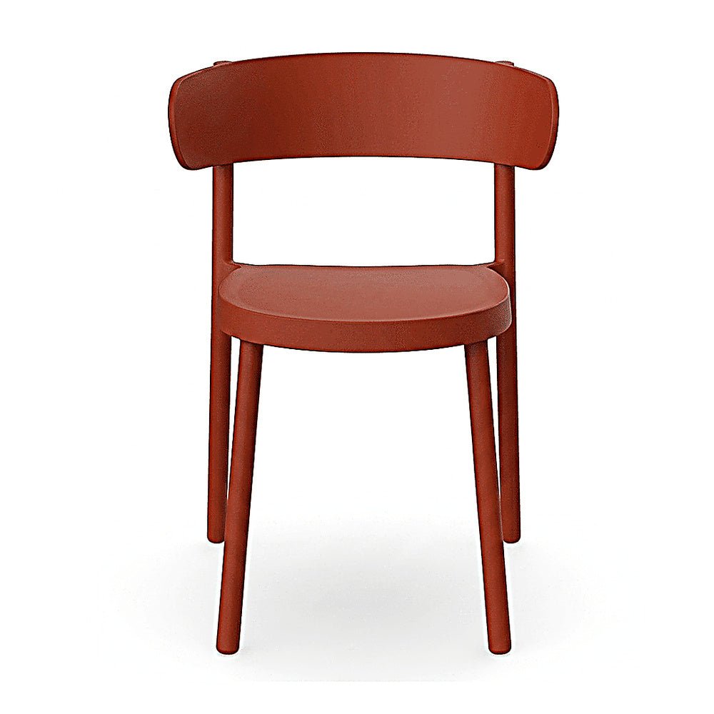 Silla Comercial para Cafetería Protección UV - RESOL CASINO - Varios Colores - Asiento y Respaldo en Polipropileno - 07107 - Resol - NOGAL BEAT - Silla Comercial Exterior
