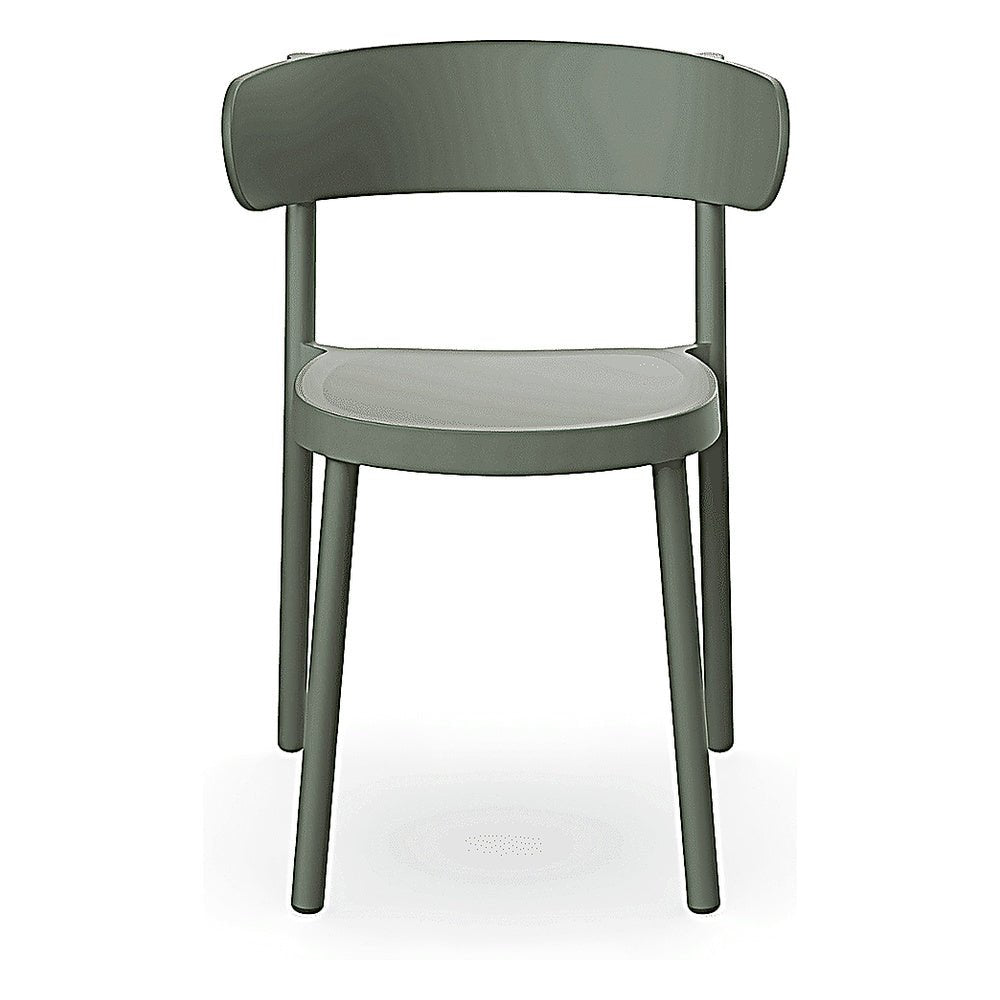 Silla Comercial para Cafetería Protección UV - RESOL CASINO - Varios Colores - Asiento y Respaldo en Polipropileno - 03958 - Resol - NOGAL BEAT - Silla Comercial Exterior