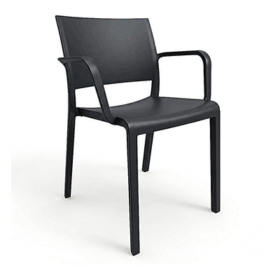Silla Comercial para Cafetería Protección UV - RESOL NEW FIONA - Varios Colores - Asiento y Respaldo en Polipropileno - 03542 - Resol - NOGAL BEAT - Silla Comercial Exterior