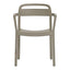 Silla Comercial Para Cafetería Reciclable - RESOL JUNE armchair - Varios Colores - Asiento y Respaldo en Polipropileno - 06854 - Resol - NOGAL BEAT - Silla Comercial Interior