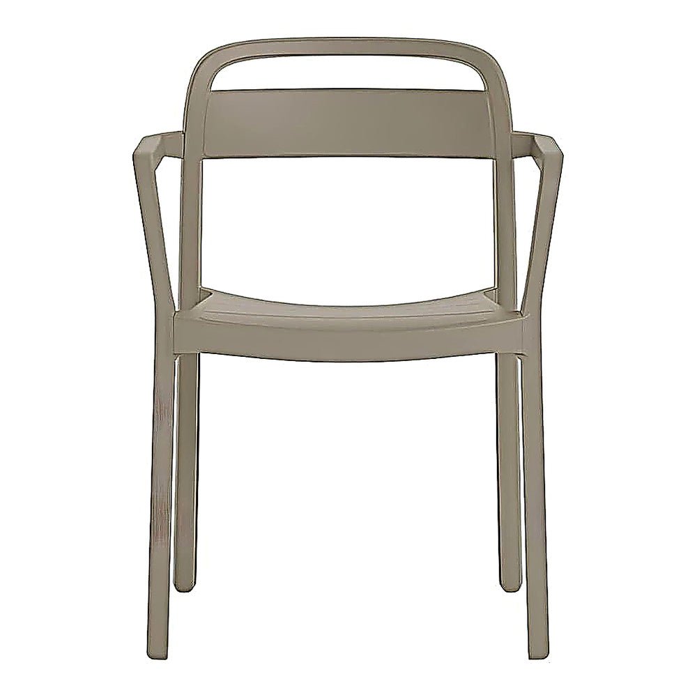 Silla Comercial Para Cafetería Reciclable - RESOL JUNE armchair - Varios Colores - Asiento y Respaldo en Polipropileno - 06854 - Resol - NOGAL BEAT - Silla Comercial Interior
