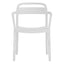 Silla Comercial Para Cafetería Reciclable - RESOL JUNE armchair - Varios Colores - Asiento y Respaldo en Polipropileno - 06852 - Resol - NOGAL BEAT - Silla Comercial Interior