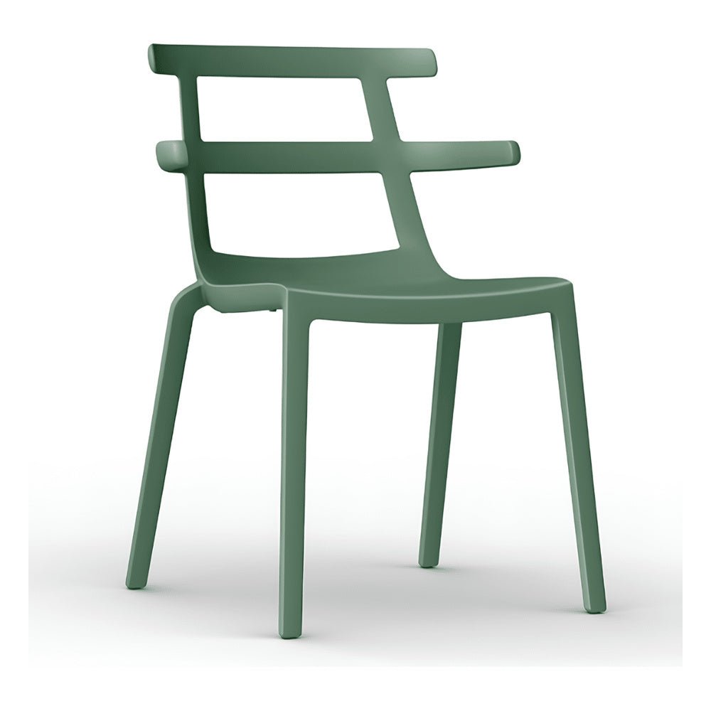 Silla Comercial para Cafetería - RESOL TOKYO - Varios Colores - Asiento y Respaldo en Polipropileno - 01620 - Resol - NOGAL BEAT - Silla Comercial Interior