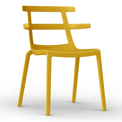 Silla Comercial para Cafetería - RESOL TOKYO - Varios Colores - Asiento y Respaldo en Polipropileno - 1624 - Resol - NOGAL BEAT - Sillas