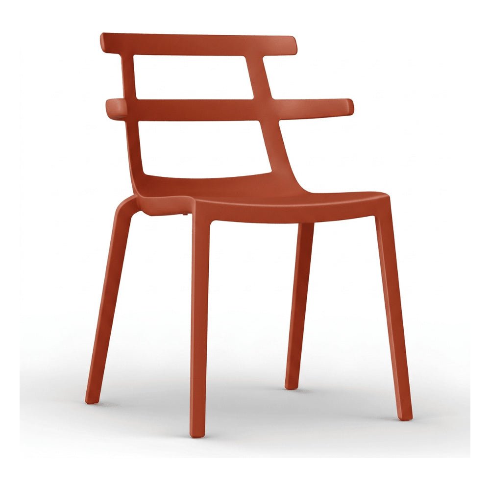 Silla Comercial para Cafetería - RESOL TOKYO - Varios Colores - Asiento y Respaldo en Polipropileno - 07207 - Resol - NOGAL BEAT - Silla Comercial Interior
