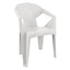 Silla Comercial para Cafetería y Comedor al Aire Libre Monobloc - RESOL DELTA - Varios Colores - Apilable con 4 Puntas y Protección UV - 03887 - Resol - NOGAL BEAT - Silla Comercial Exterior