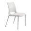 Silla Comercial para Cafetería - ZUO ACE 54x56 101279 - Varios Colores - Asiento y Respaldo Tapizados en Piel Sintética - 101279 - Zuo - NOGAL BEAT - Silla Comercial Interior