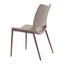 Silla Comercial para Cafetería - ZUO ACE 54x56 101282 - Varios Colores - Asiento y Respaldo Tapizados en Piel Sintética - 101282 - Zuo - NOGAL BEAT - Silla Comercial Interior