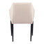 Silla Comercial para Cafetería - ZUO ANDOVER - Beige - Asiento y Respaldo Tapizados - 110168 - Zuo - NOGAL BEAT - Silla Comercial Interior