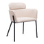Silla Comercial para Cafetería - ZUO BREMOR - Beige - Asiento y Respaldo Tapizados - 110172 - Zuo - NOGAL BEAT - Silla Comercial Interior