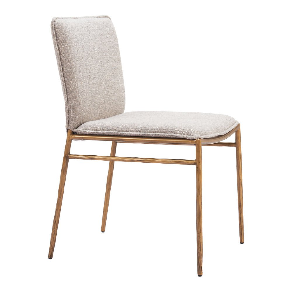 Silla Comercial para Cafetería - ZUO NORDVEST - Varios Colores - Asiento y Respaldo Tapizados en Tejido Texturizado - 110275 - Zuo - NOGAL BEAT - Silla Comercial Interior