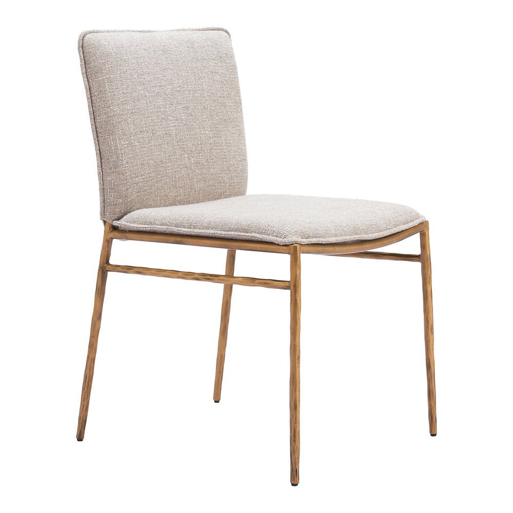 Silla Comercial para Cafetería - ZUO NORDVEST - Varios Colores - Asiento y Respaldo Tapizados en Tejido Texturizado - 110275 - Zuo - NOGAL BEAT - Silla Comercial Interior
