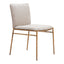 Silla Comercial para Cafetería - ZUO NORDVEST - Varios Colores - Asiento y Respaldo Tapizados en Tejido Texturizado - 110275 - Zuo - NOGAL BEAT - Silla Comercial Interior