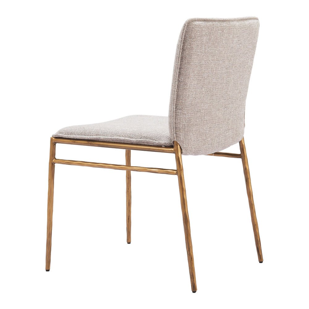 Silla Comercial para Cafetería - ZUO NORDVEST - Varios Colores - Asiento y Respaldo Tapizados en Tejido Texturizado - 110275 - Zuo - NOGAL BEAT - Silla Comercial Interior