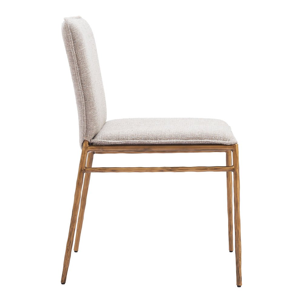 Silla Comercial para Cafetería - ZUO NORDVEST - Varios Colores - Asiento y Respaldo Tapizados en Tejido Texturizado - 110275 - Zuo - NOGAL BEAT - Silla Comercial Interior