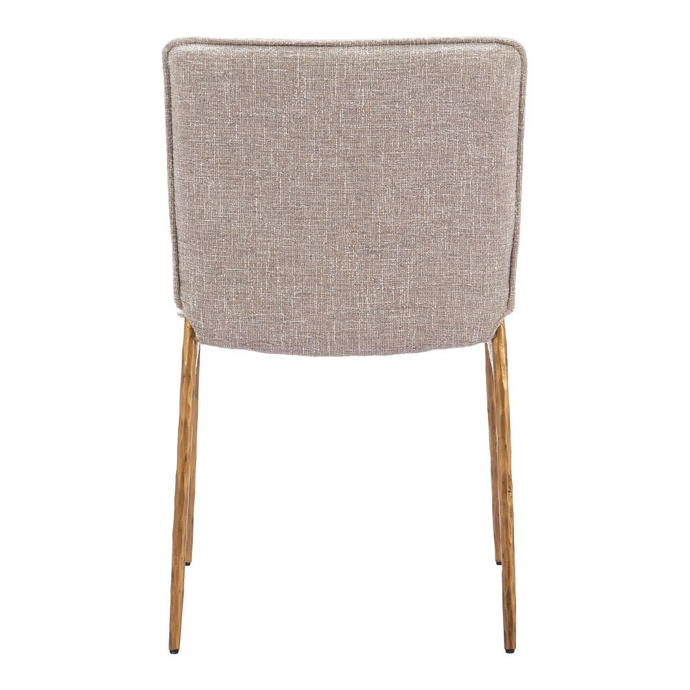 Silla Comercial para Cafetería - ZUO NORDVEST - Varios Colores - Asiento y Respaldo Tapizados en Tejido Texturizado - 110275 - Zuo - NOGAL BEAT - Silla Comercial Interior