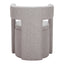 Silla Comercial para Cafetería - ZUO PAPUA - Gris - Asiento y Estructura en Tela de Alto Desempeño 100% Poliéster - 109993 - Zuo - NOGAL BEAT - Silla Comercial Interior