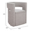 Silla Comercial para Cafetería - ZUO PAPUA - Gris - Asiento y Estructura en Tela de Alto Desempeño 100% Poliéster - 109993 - Zuo - NOGAL BEAT - Silla Comercial Interior