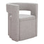 Silla Comercial para Cafetería - ZUO PAPUA - Gris - Asiento y Estructura en Tela de Alto Desempeño 100% Poliéster - 109993 - Zuo - NOGAL BEAT - Silla Comercial Interior
