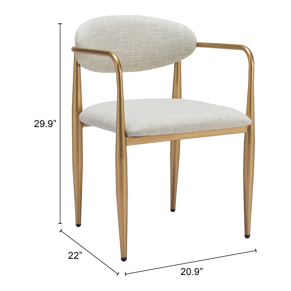 Silla Comercial para Comedor de Empresa - ZUO ZENS - Gris Pluma - Asiento y Respaldo Tapizados en Tejido Texturizado - 110207 - Zuo - NOGAL BEAT - Silla Comercial Interior