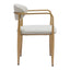Silla Comercial para Comedor de Empresa - ZUO ZENS - Gris Pluma - Asiento y Respaldo Tapizados en Tejido Texturizado - 110207 - Zuo - NOGAL BEAT - Silla Comercial Interior