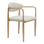 Silla Comercial para Comedor de Empresa - ZUO ZENS - Gris Pluma - Asiento y Respaldo Tapizados en Tejido Texturizado - 110207 - Zuo - NOGAL BEAT - Silla Comercial Interior