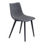 Silla Comercial para Desayunador - ZUO DANIEL - Gris - Asiento y Respaldo Tapizados - 101949 - Zuo - NOGAL BEAT - Silla Comercial Interior