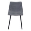 Silla Comercial para Desayunador - ZUO DANIEL - Gris - Asiento y Respaldo Tapizados - 101949 - Zuo - NOGAL BEAT - Silla Comercial Interior